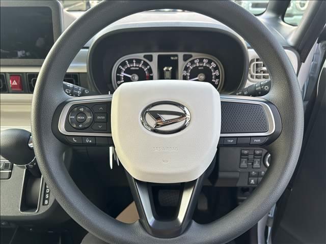 ムーヴキャンバス ストライプスＧ　届出済未使用車　禁煙車両側電動スライドドア　アイドリングストップ　衝突被害軽減ブレーキキーレス　スマートキー　電子パーキング（36枚目）