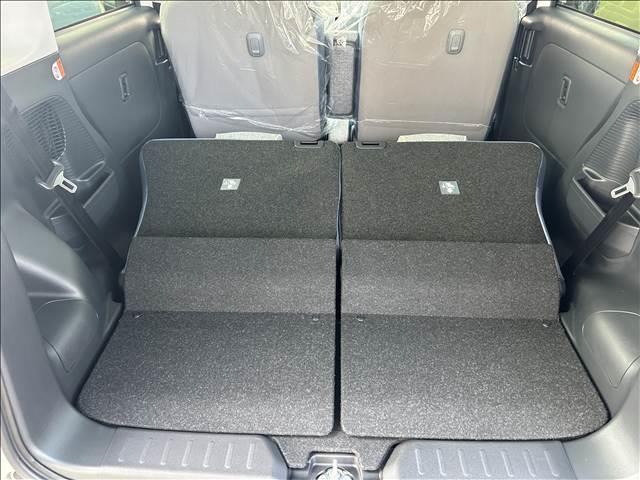 ムーヴキャンバス ストライプスＧ　届出済未使用車　禁煙車両側電動スライドドア　アイドリングストップ　衝突被害軽減ブレーキキーレス　スマートキー　電子パーキング（7枚目）