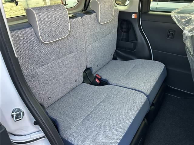 ムーヴキャンバス ストライプスＧ　届出済未使用車　禁煙車両側電動スライドドア　アイドリングストップ　衝突被害軽減ブレーキキーレス　スマートキー　電子パーキング（11枚目）