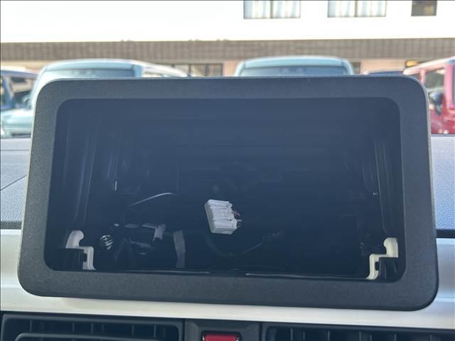 ムーヴキャンバス ストライプスＧ　届出済未使用車　禁煙車両側電動スライドドア　アイドリングストップ　衝突被害軽減ブレーキキーレス　スマートキー　電子パーキング（19枚目）