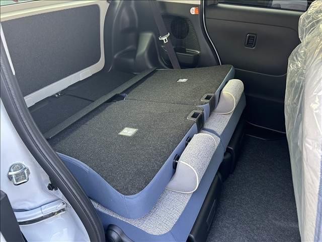 ムーヴキャンバス ストライプスG 届出済未使用車 禁煙車両側電動スライドドア アイドリングストップ 衝突被害軽減ブレーキキーレス スマートキー 電子パーキング(10枚目)