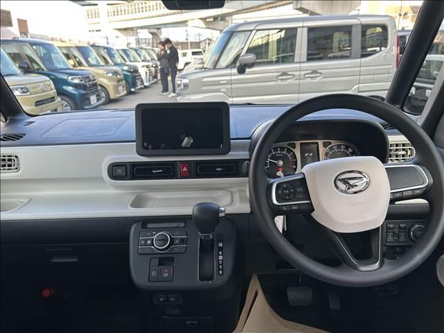 ムーヴキャンバス ストライプスG 届出済未使用車 禁煙車両側電動スライドドア アイドリングストップ 衝突被害軽減ブレーキキーレス スマートキー 電子パーキング(18枚目)