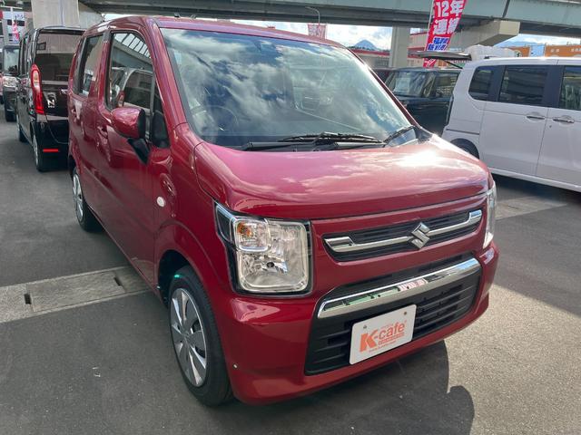 ワゴンＲ ＦＸ　届出済未使用車　衝突被害軽減ブレーキ　オートライト　クリアランスソナー　アイドリングストップ　ＣＤ再生　盗難防止システム　スマートキー　ベンチシート　衝突安全ボディ　シートヒーター　横滑り防止装置（7枚目）