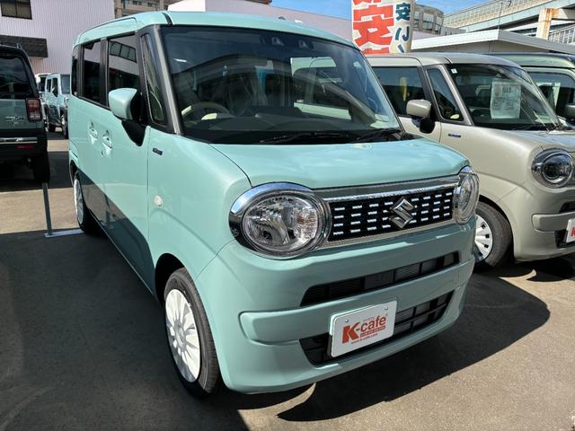 ワゴンＲスマイル ハイブリッドＳ　衝突軽減ブレーキ　届出済未使用車　オーディオレス　両側電動スライドドア　運転席シートヒーター（7枚目）