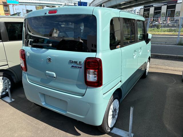 ワゴンＲスマイル ハイブリッドＳ　衝突軽減ブレーキ　届出済未使用車　オーディオレス　両側電動スライドドア　運転席シートヒーター（8枚目）