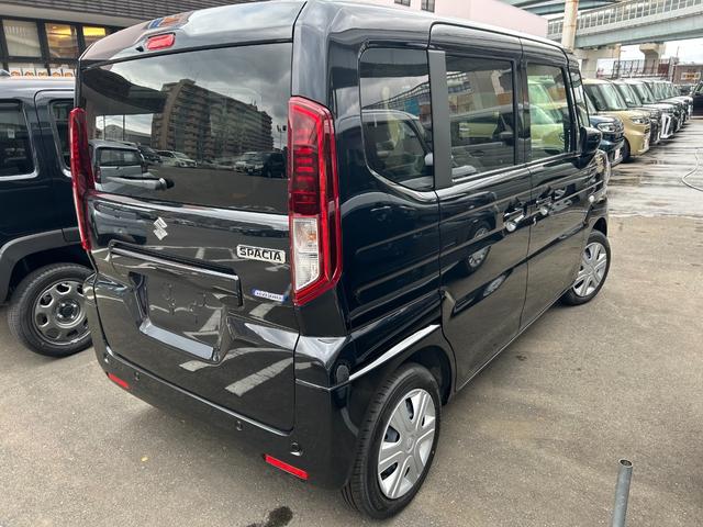 スペーシア ハイブリッドＧ　届出済未使用車　禁煙車両側手動スライドドアキーレス　スマートキーアイドリングストップ　衝突被害軽減ブレーキ　ＡＣＣ（4枚目）