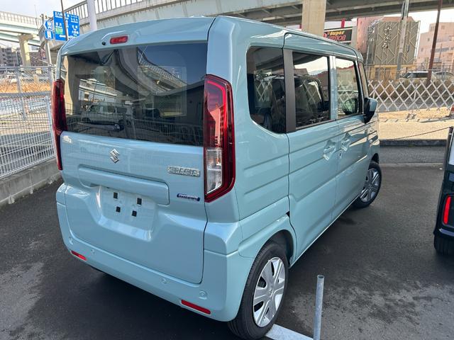 スペーシア ハイブリッドＧ　届出済未使用車　禁煙車　全方位モニター付きフルセグナビＢｌｕｅｔｏｏｔｈ付　アイドリングストップ　衝突被害軽減ブレーキ両側手動スライドドア（4枚目）