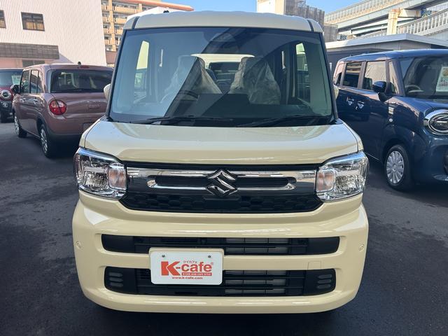 スペーシア ハイブリッドＸ　届出済未使用車　禁煙車　全方位モニター付きフルセグナビＢｌｕｅｔｏｏｔｈ付　アイドリングストップ　衝突被害軽減ブレーキ両側手動電動スライドドアサーキュレータ付きオットマン（2枚目）