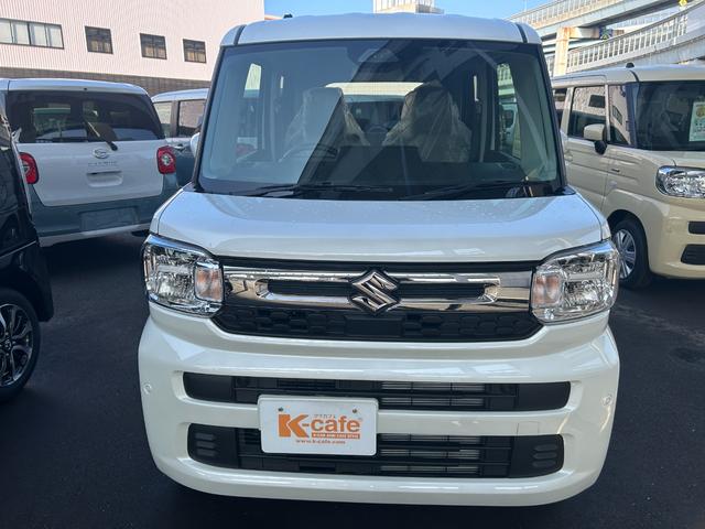 スペーシア ハイブリッドＧ　届出済未使用車　禁煙車　アイドリングストップ　衝突被害軽減ブレーキ両側手動スライドドア（2枚目）