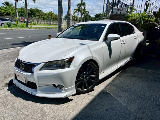 ＧＳ ＧＳ４５０ｈ　バージョンＬ　モデリスタエアロ　ホワイトパールクリスタルシャイン　ローダウン（2枚目）
