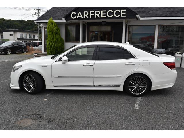 クラウンハイブリッド アスリートG ユーザー買取車 フロントスポイラー 純正AW レザーシート 純正ナビ(10枚目)