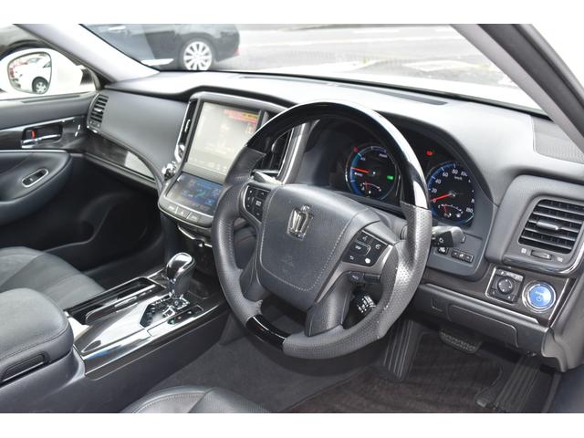 クラウンハイブリッド アスリートG ユーザー買取車 フロントスポイラー 純正AW レザーシート 純正ナビ(28枚目)