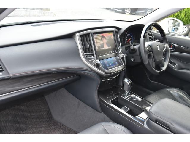 クラウンハイブリッド アスリートG ユーザー買取車 フロントスポイラー 純正AW レザーシート 純正ナビ(35枚目)