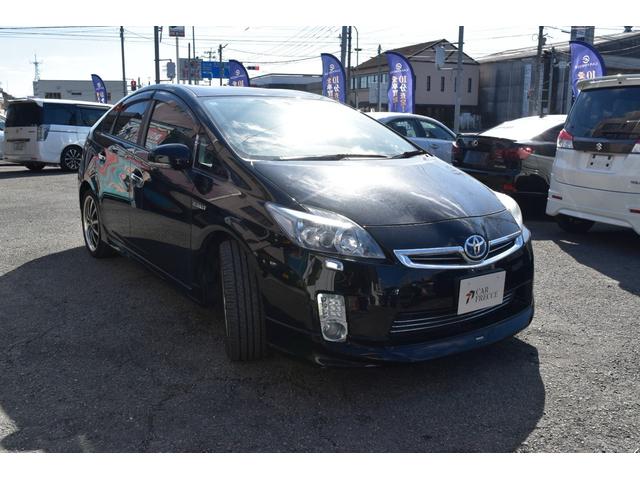 プリウス Ｇツーリングセレクション　スマートキー　プッシュスタート　社外マフラー　モデリスタエアロ　シートカバー（3枚目）