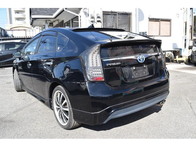 プリウス Ｇツーリングセレクション　スマートキー　プッシュスタート　社外マフラー　モデリスタエアロ　シートカバー（7枚目）