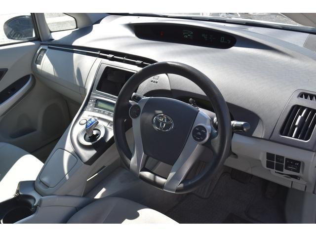 プリウス S クリアランスソナー スマートキー プッシュスタート ステアリングスイッチ オートエアコン ビルドインETC(11枚目)