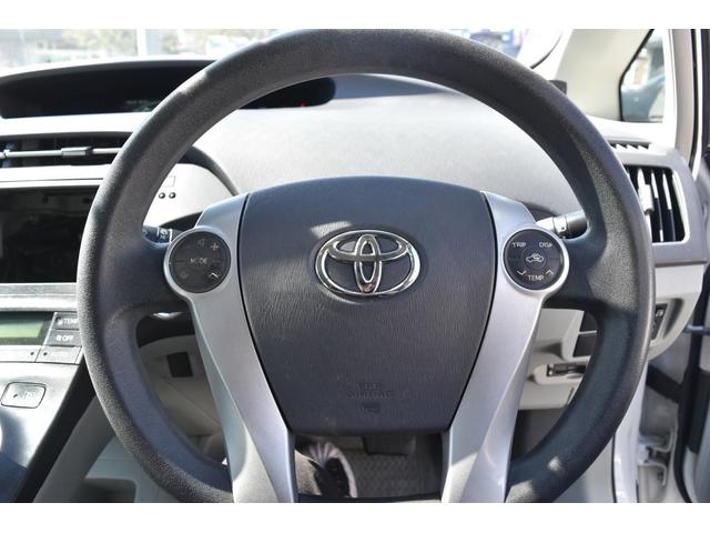 プリウス S クリアランスソナー スマートキー プッシュスタート ステアリングスイッチ オートエアコン ビルドインETC(19枚目)