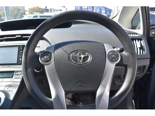 プリウス S スマートキー プッシュスタート ステアリングスイッチ 社外ナビ バックカメラ ビルドインETC 社外アルミホイール(21枚目)