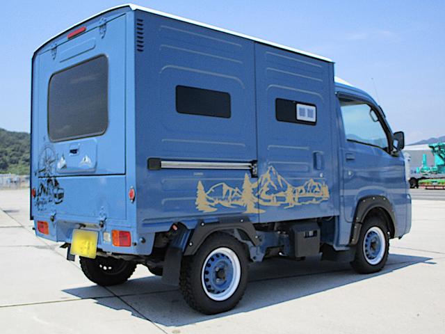 ハイゼットトラック ハイルーフ　背抜き加工車　８ナンバーキャンピング車　フロントリクライニングシート（2枚目）