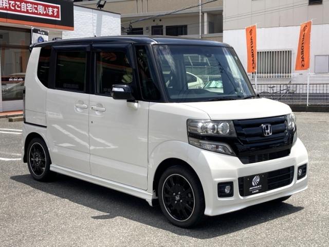 Ｎ－ＢＯＸカスタム Ｇ・ターボＬパッケージ　両側電動スライド　キーレス　フルセグ　ナビ＆ＴＶ　１５アルミホイール　エアバッグ　オートマ　助手席エアバッグ　衝突被害軽減システム　ＨＩＤヘッドライト　ＥＴＣ　バックカメラ（8枚目）