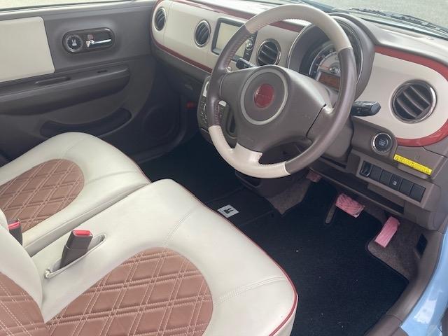 アルトラパンショコラ X 革シート キーレス ワンセグ ナビ&TV アイドリングストップ エアバッグ オートマ ディーラー車 フル装備 助手席エアバッグ HIDヘッドライト スマートキー(2枚目)