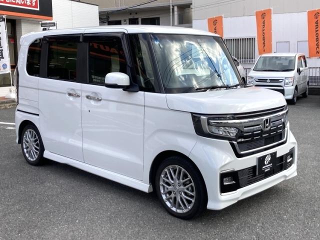 N BOX EXターボ ワンオーナー 両側電動スライド キーレス フルセグ ナビ&TV 15アルミホイール エアバッグ オートマ フル装備 助手席エアバッグ 衝突被害軽減システム ETC バックカメラ スマートキー(8枚目)