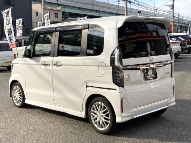 N BOX EXターボ ワンオーナー 両側電動スライド キーレス フルセグ ナビ&TV 15アルミホイール エアバッグ オートマ フル装備 助手席エアバッグ 衝突被害軽減システム ETC バックカメラ スマートキー(9枚目)