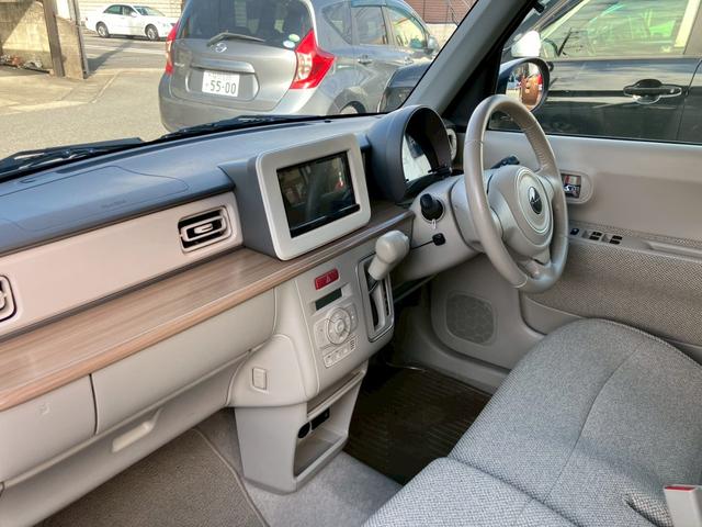 アルトラパン X メモリーナビ フルセグTV LEDヘッドライト 純正14インチAW 革巻ステアリング オートライト スマートキー プッシュスタート アイドリングストップ セキュリティアラーム プライバシーガラス(30枚目)