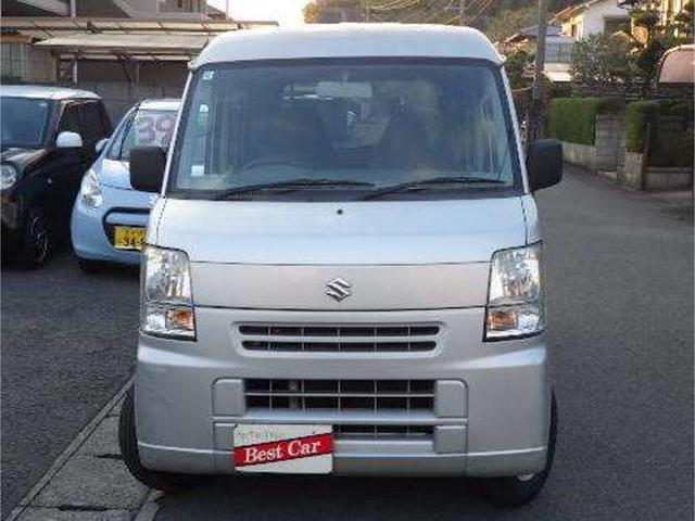 エブリイ PC ハイルーフ キーレス パワーウインドウ付 Wエアバッグ エアコン パワステ Vベルトx2+サーモスタット交換 両側スライドドア 車検R9年12月(3枚目)