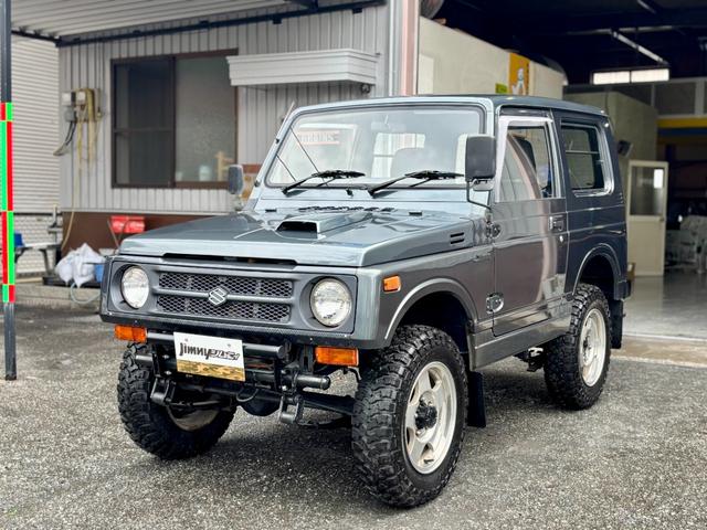 ジムニー ＨＣ　マニュアルミッション車　２インチリフトアップ　クロカンタイヤ　社外フロントバンパー　ステアリング　純正アルミホイール　エンジンオーバーホール済　ピストン　タービン　オルターナーター交換済み（2枚目）