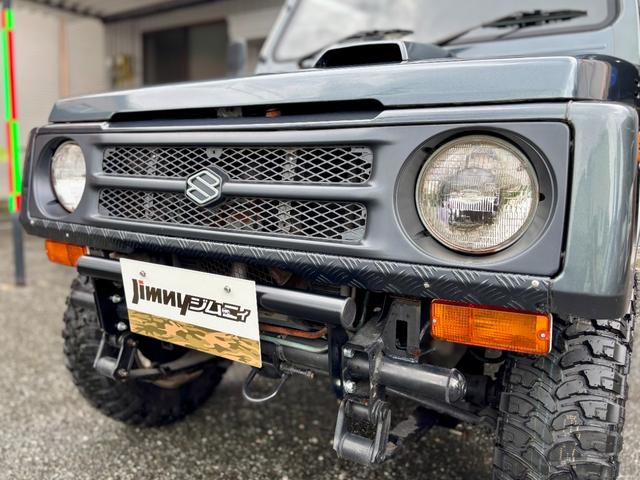 ジムニー ＨＣ　マニュアルミッション車　２インチリフトアップ　クロカンタイヤ　社外フロントバンパー　ステアリング　純正アルミホイール　エンジンオーバーホール済　ピストン　タービン　オルターナーター交換済み（25枚目）