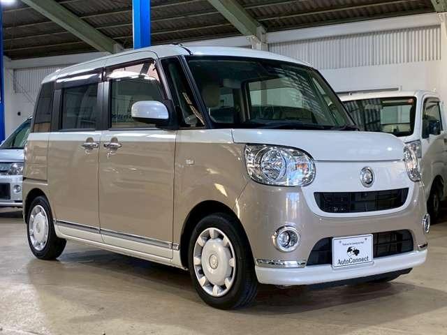 ムーヴキャンバス Ｇメイクアップリミテッド　ＳＡＩＩＩ　アイドリングストップ　スマートキー　プッシュスタート　セキュリティー　ベンチシート　両側パワースライドドア　レーンキープアシスト　アラウンドビューモニター（7枚目）