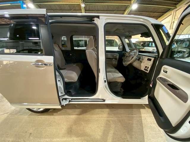 ムーヴキャンバス Ｇメイクアップリミテッド　ＳＡＩＩＩ　アイドリングストップ　スマートキー　プッシュスタート　セキュリティー　ベンチシート　両側パワースライドドア　レーンキープアシスト　アラウンドビューモニター（42枚目）