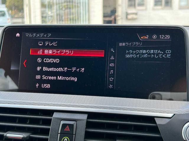 X3 M40d パノラマガラスサンルーフ 赤レザーシート アクティブクルーズコントロール 360°カメラ 純正ナビ オートマチックテールゲート パワーシート フルセグTV(32枚目)