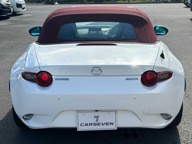 ロードスター １００周年特別記念車　６速ＭＴ　赤革　ＢＯＳＥ　ダークチェリーソフトトップ　ＴＶ　ＤＶＤ再生　シートヒーター　クリアランスソナー　バックカメラ　Ｂｌｕｅｔｏｏｔｈ（14枚目）