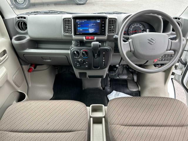 エブリイ ＰＣ　社外フルセグナビ　Ｂｌｕｅｔｏｏｔｈ　セーフティーサポート　オートライト　パワーウィンドウ（16枚目）