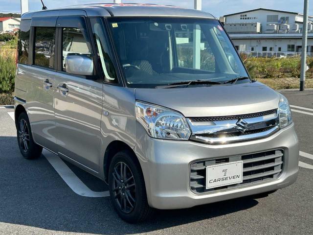 スペーシア Gリミテッド 社外フルセグナビ Bluetooth 片側電動スライド シートヒーター バックカメラ ETC(2枚目)