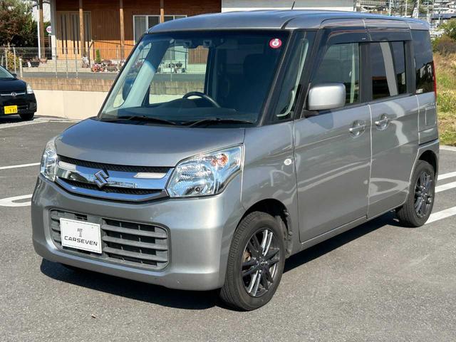 スペーシア Gリミテッド 社外フルセグナビ Bluetooth 片側電動スライド シートヒーター バックカメラ ETC(4枚目)