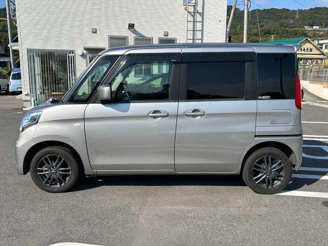 スペーシア Gリミテッド 社外フルセグナビ Bluetooth 片側電動スライド シートヒーター バックカメラ ETC(6枚目)