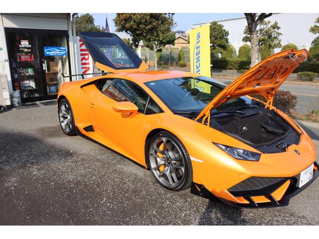 ウラカン ＬＰ６１０－４　Ｂｌｕｅｔｏｏｔｈ　ウラカンエアロ　ＣＣＢオレンジキャリパー　カーボンエンジンベイ　走行距離１２５００ｋｍ　点検整備記録簿あり（4枚目）