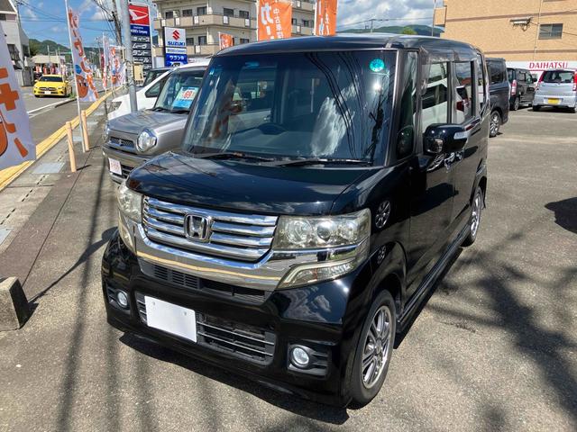 Ｎ－ＢＯＸカスタム Ｇ・Ｌパッケージ　バックカメラ　両側スライド・片側電動　ナビ　ＴＶ　オートライト　ＨＩＤ　スマートキー　アイドリングストップ　電動格納ミラー　ベンチシート　ＣＶＴ　盗難防止システム　ＡＢＳ　ＥＳＣ　ＣＤ（12枚目）