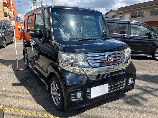 Ｎ－ＢＯＸカスタム Ｇ・Ｌパッケージ　バックカメラ　両側スライド・片側電動　ナビ　ＴＶ　オートライト　ＨＩＤ　スマートキー　アイドリングストップ　電動格納ミラー　ベンチシート　ＣＶＴ　盗難防止システム　ＡＢＳ　ＥＳＣ　ＣＤ（14枚目）
