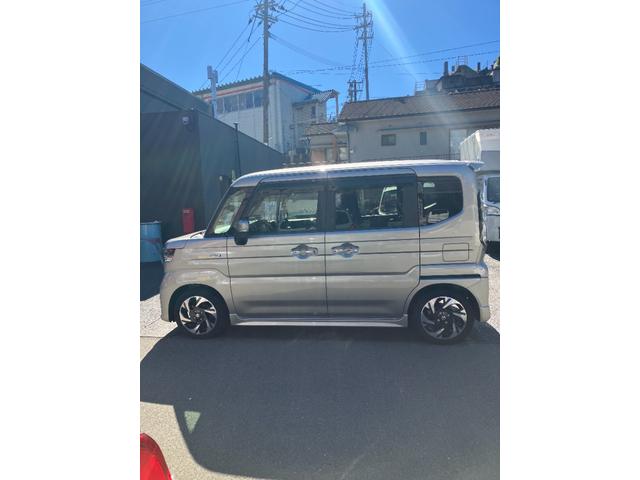 スペーシアカスタム ハイブリッドXS 社外ナビ 両側パワースライドドア プッシュスタート フルセグ ETC ドラレコ オートクルーズ(4枚目)