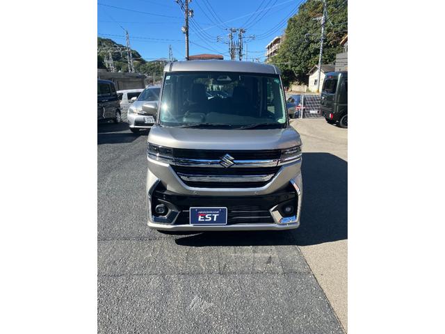 スペーシアカスタム ハイブリッドXS 社外ナビ 両側パワースライドドア プッシュスタート フルセグ ETC ドラレコ オートクルーズ(5枚目)