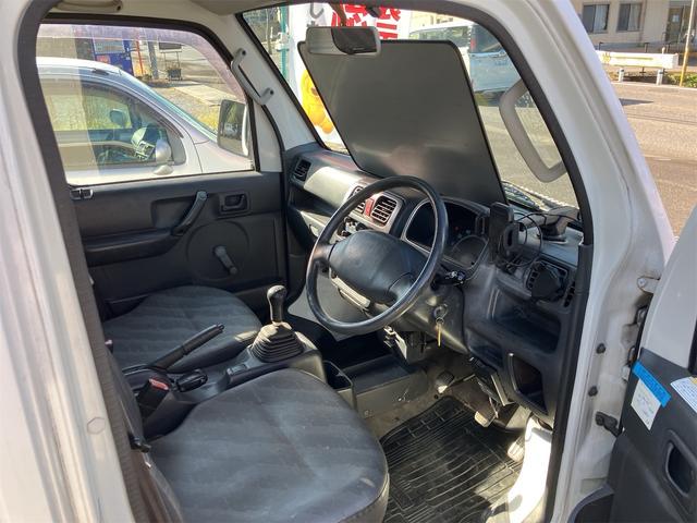 キャリイトラック KCエアコン・パワステ 4WD 三方開 5速ミッション エアコン パワーステアリング 積載可能量350kg(12枚目)