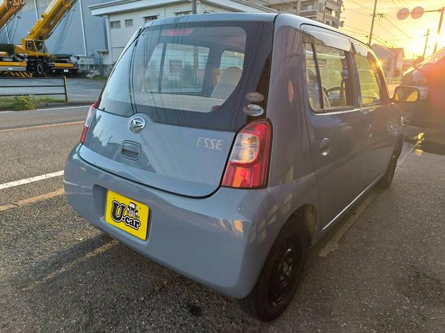 エッセ L オートマ エアコン パワステ パワーウインドウ キーレス 人気のレア色シーブルー(7枚目)