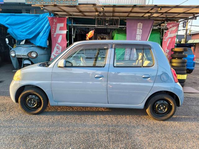 エッセ L オートマ エアコン パワステ パワーウインドウ キーレス 人気のレア色シーブルー(10枚目)