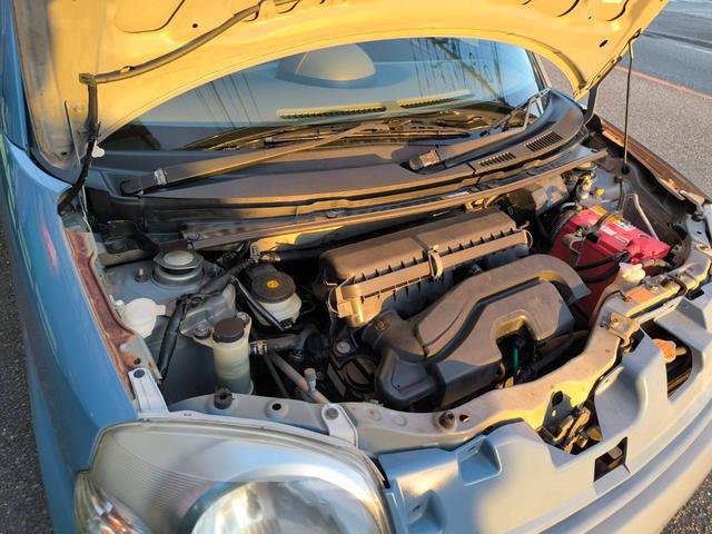 エッセ L オートマ エアコン パワステ パワーウインドウ キーレス 人気のレア色シーブルー(61枚目)