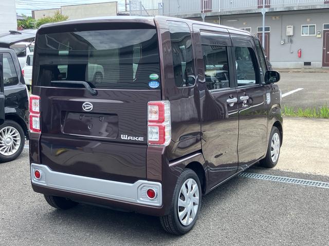 ウェイク Ｌ　／左側電動スライドドア／ストラーダＳＤナビ／フルセグＴＶ／ブルーレイ再生／ＤＶＤ再生／Ｂｌｕｅｔｏｏｔｈ／スマートキー／Ｐスタート／アイドリングストップ／ＬＥＤライト／オートエアコン（6枚目）