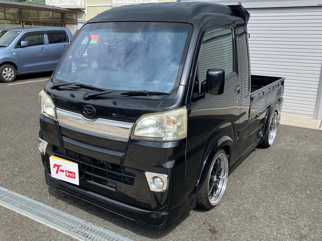 ハイゼットトラック ジャンボ　ナビ・テレビ／Ｂｌｕｅｔｏｏｔｈ接続／ミュージックプレイヤー接続／４ＷＤ／パワーウィンドウ／三方開／ＣＤ・ＤＶＤ再生／オートマ（2枚目）